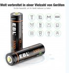 EBL Li-Ionen 1,5V AA