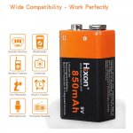 Hixon Li-Ionen 9V Block
